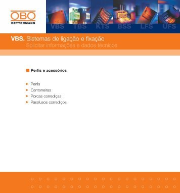 VBS. Perfis e acessórios - OBO Bettermann