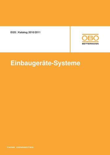 EGS | Modul 45 Steckdosen-Systeme - OBO Bettermann