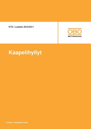 Kaapelihyllyt ruostumattomasta teräksestä V2A ... - OBO Bettermann