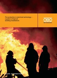 a guide to fireproof building installations - OBO Bettermann