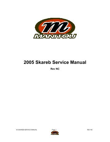 2005 Skareb Service Manual - Fahrrad Kaiser Gmbh