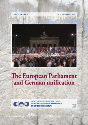 The European Parliament and the unification of Germany - Europa