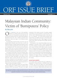 Malaysian Indian Community: Victim of 'Bumiputera' Policy