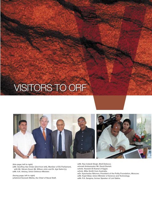 Annual Report 2007 - Observer Research Foundation