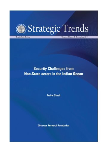 Security Challenges from Non-State actors in the Indian Ocean