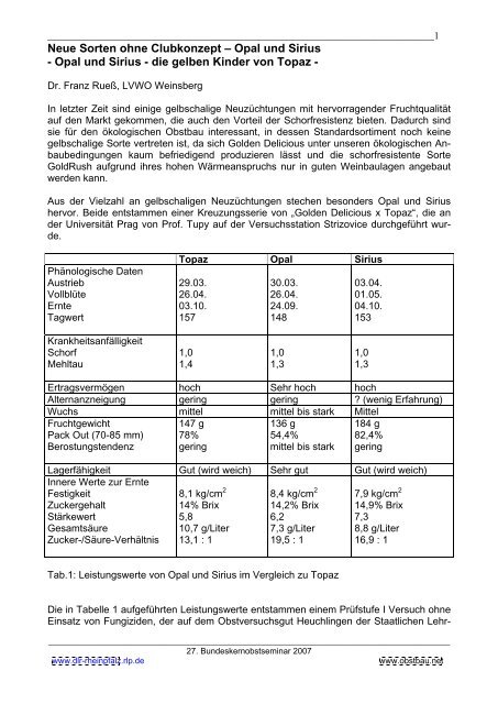 Seminarheft Kernobst 9.pdf - Obstbau