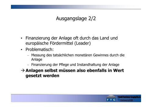 Touristische Inwertsetzung durch Multiplikatoren - Obstbau