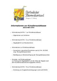 Informationen zur Künstlersozialkasse - OBV Breisgau