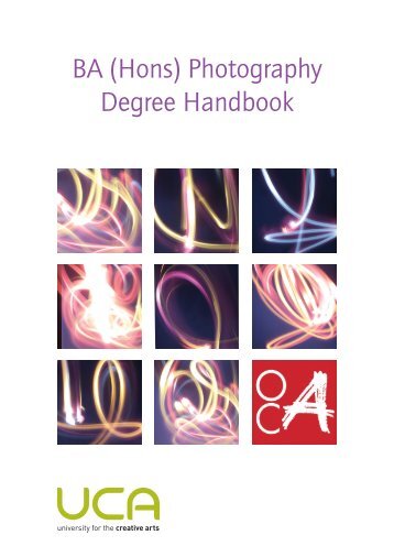 BA (Hons) Photography Degree Handbook - Open College of the Arts