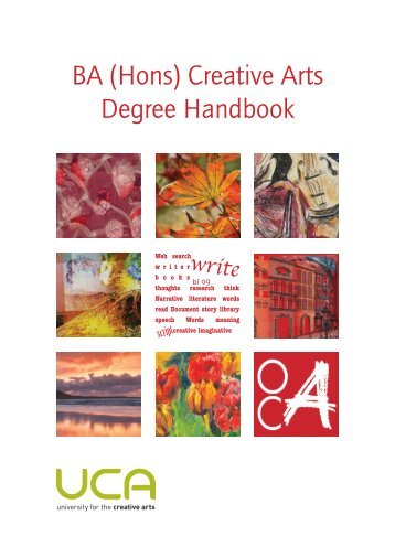 BA (Hons) Creative Arts Degree Handbook - Open College of the Arts