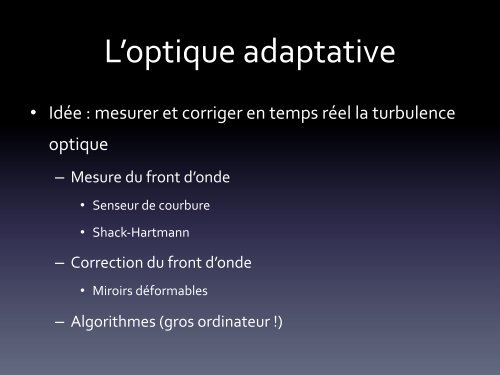 Les moyens d'observations en astronomie & astrophysique