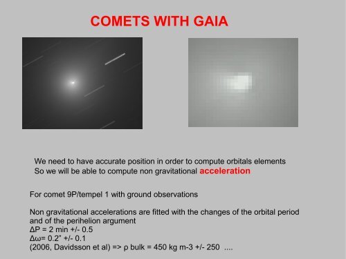 Non-gravitational forces in comets