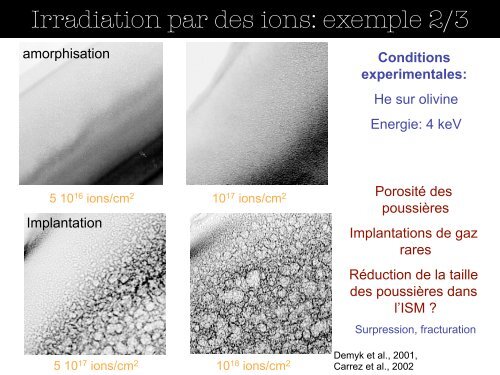 Experimental approach of dust processing in protoplanetary disks ...