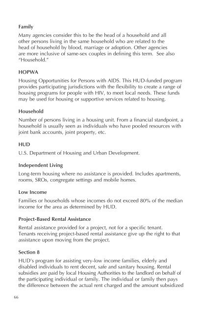 HOUSING Resource - AIDS Services Foundation Orange County