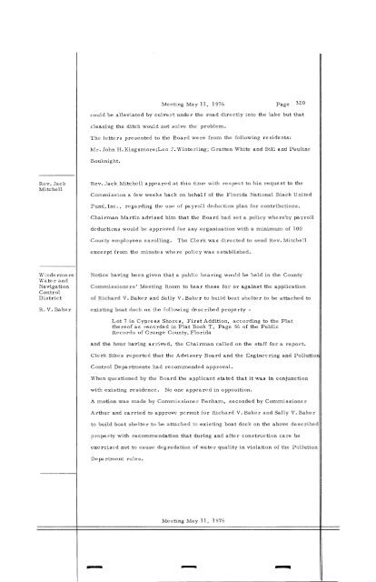 1976-05-11 BCC Meeting Minutes - Orange County Comptroller