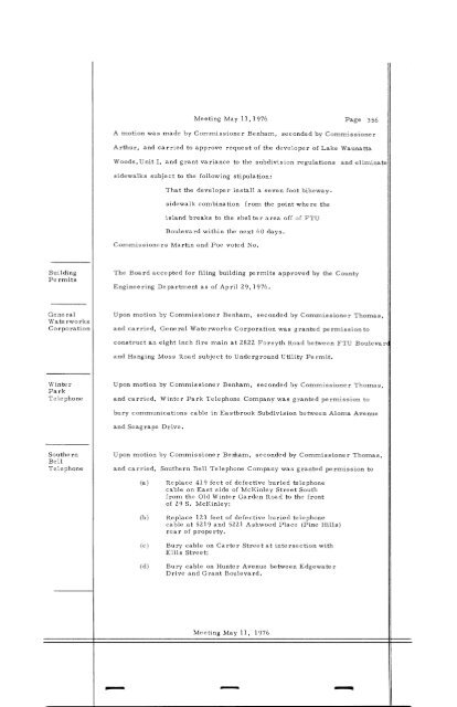 1976-05-11 BCC Meeting Minutes - Orange County Comptroller