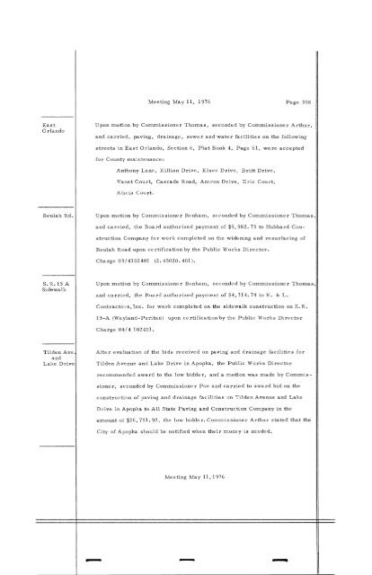 1976-05-11 BCC Meeting Minutes - Orange County Comptroller