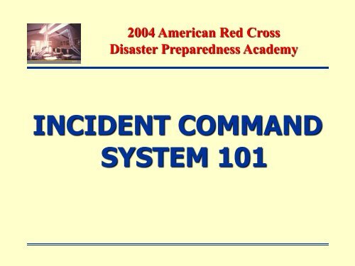 Incident Command System For Schools PowerPoint Presentation