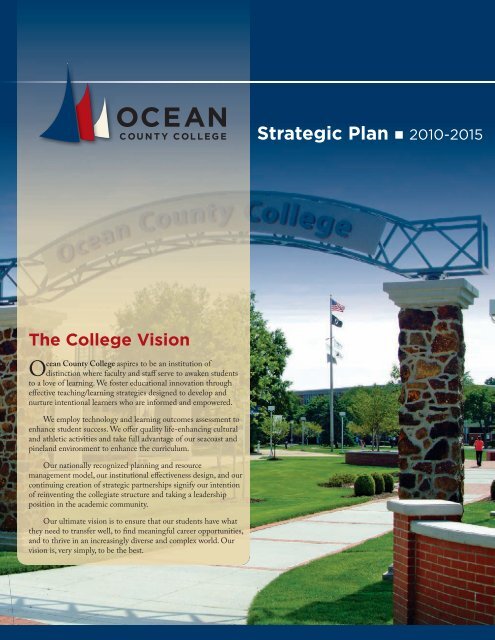 Strategic Plan 2010-2015 - Ocean County College
