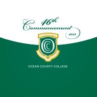 Commencement Program - Ocean County College