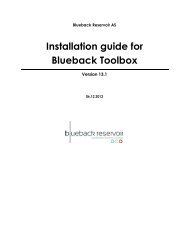 Installation guide for Blueback Toolbox - Ocean - Schlumberger