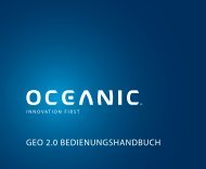 GEO 2.0 BEDIENUNGSHANDBUCH - Oceanic