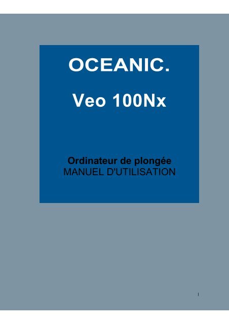 OCEANIC. Veo 100Nx Ordinateur de plongÃ©e