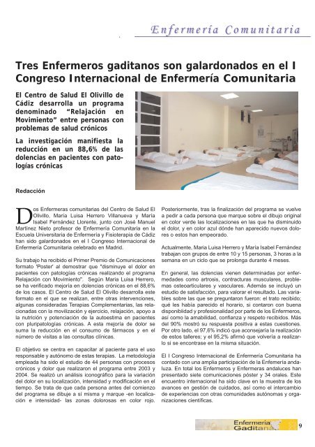 Maqueta EnfermerÃ­a Gaditana.qxd - Consejo General de EnfermerÃ­a ...