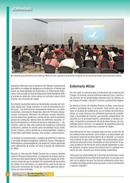 revista - Consejo General de EnfermerÃ­a de EspaÃ±a