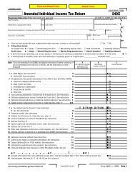 Amended Individual Income Tax Return 540X - Hosted by OCF at ...