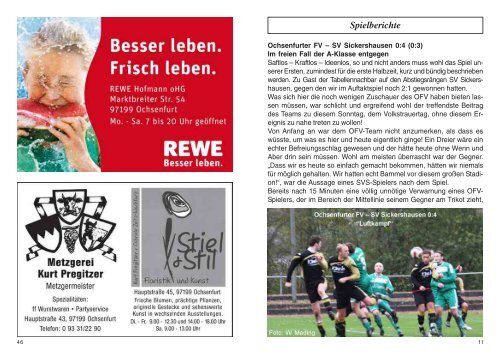 Ausgabe 14 / 2013 Kreisklasse 2 Würzburg 7 ... - Ochsenfurter FV