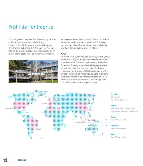 Brochure d'entreprise - OCI Agro - OCI Nitrogen