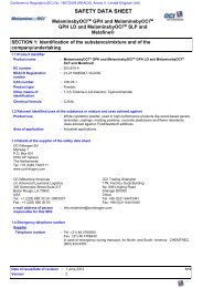 MelaminebyOCI GPH - Safety data sheet - United ... - OCI Nitrogen