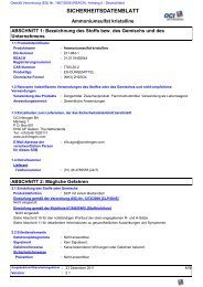 AS-Crystal - Sicherheitsdatenblatt - Deutschland - OCI Nitrogen
