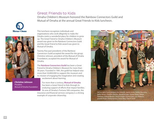 Annual Report | 2011 - Omaha Childrens Museum