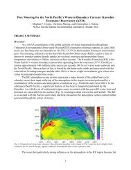 Kuroshio Extension Observatory (KEO) - Office of Climate ...