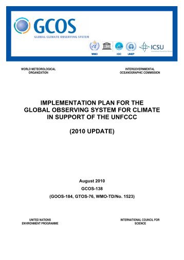 GCOS Implementation Plan - WMO