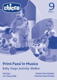 Manuale Istruzioni Primi Passi in Musica - Chicco