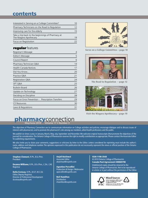 Pharmacy Technicians on the Road to Regulation Focus on ...