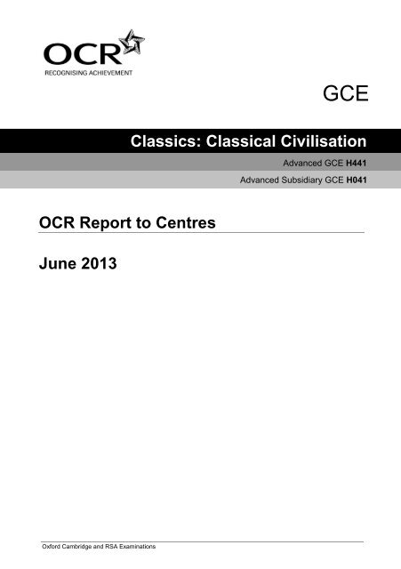 Examiners' reports - June (PDF, 440KB) - OCR