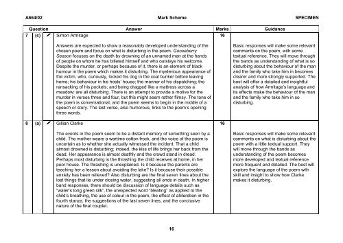 Higher - From September 2013 - Specimen - OCR