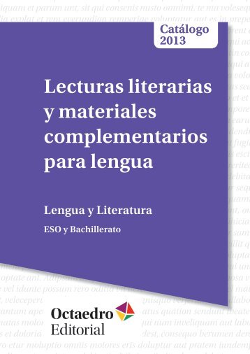 Lengua y Literatura - Editorial Octaedro