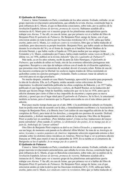 Memoria literaria del libro - Editorial Octaedro