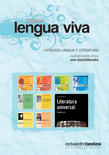 catÃ¡logo lengua y literatura