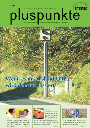 pluspunkte 2010 Nr. 3 - Familien-Wirtschaftsring eV