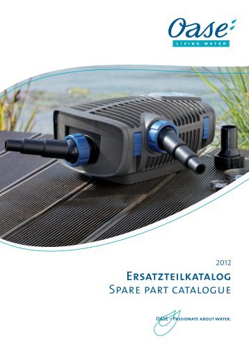 katalog czesci zamiennych Oase 2012