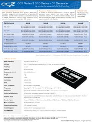 OCZ Vertex 3 SSD Series â 3rd Generation