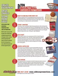 Top 10 Basketball Promotions PDF - Odds On Promotions