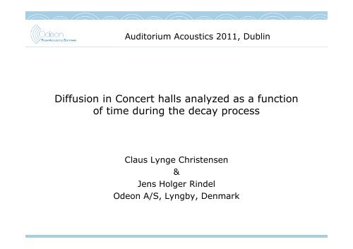 d - ODEON Room Acoustics Software