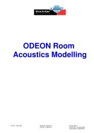 ODEON Room Acoustics Modelling